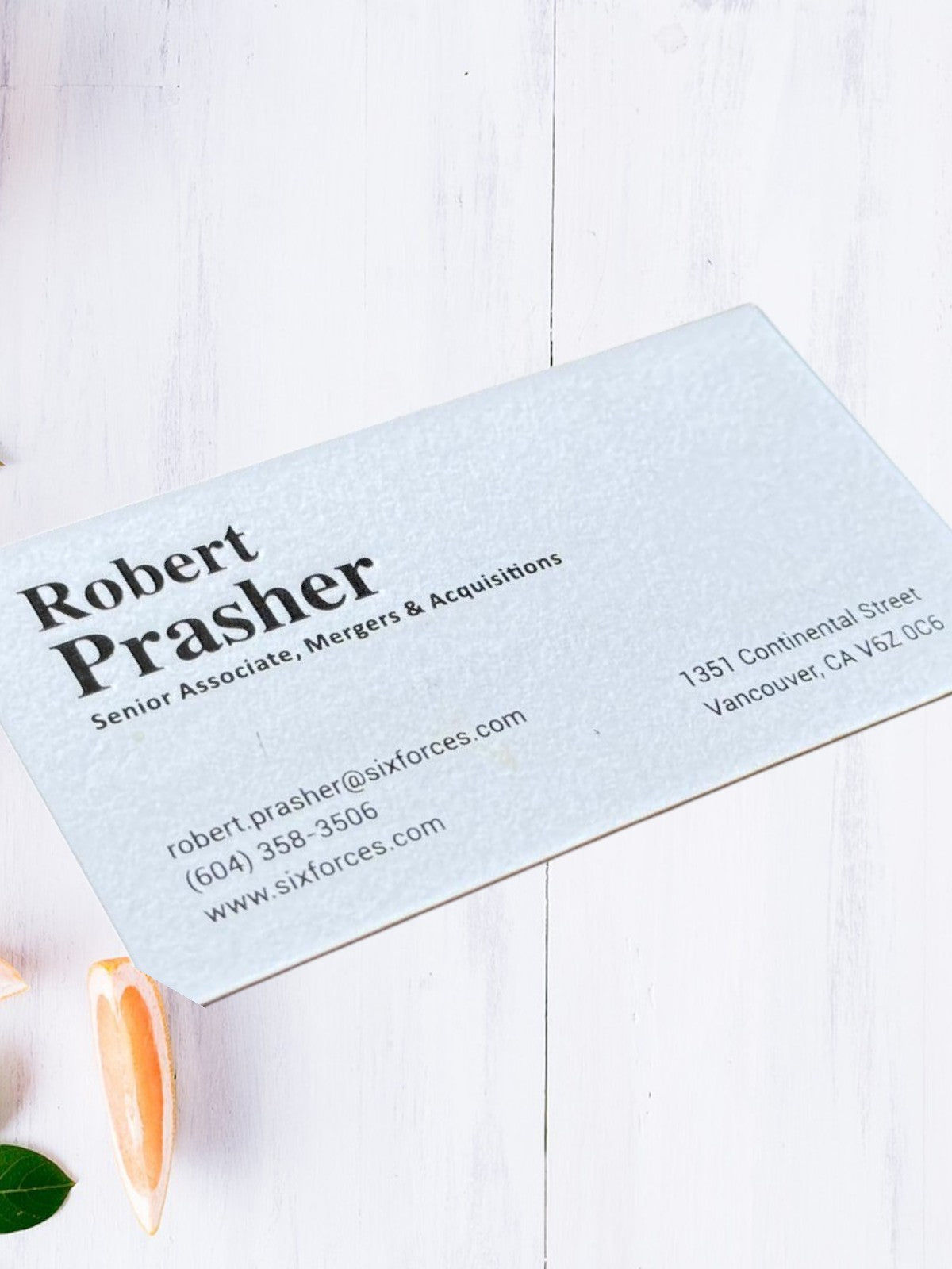 Letterpress Business Cards
