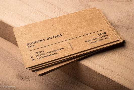 Kraft Business Cards