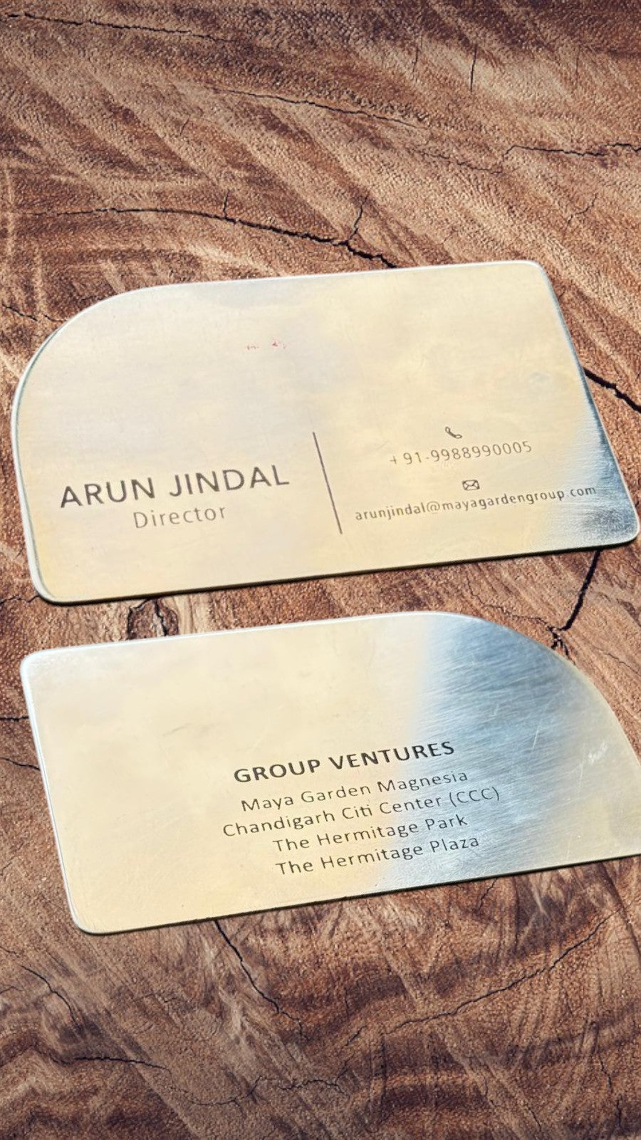 Metal Business Cards
