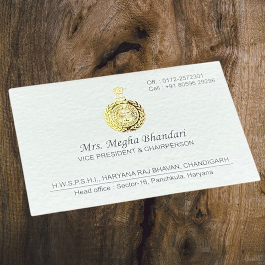 Electroplating Business Cards