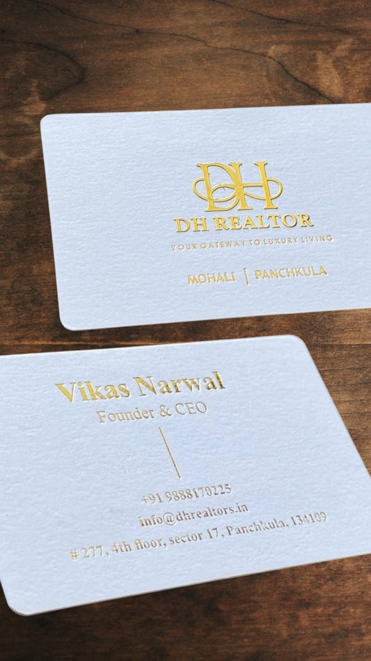 Foiling Business Cards