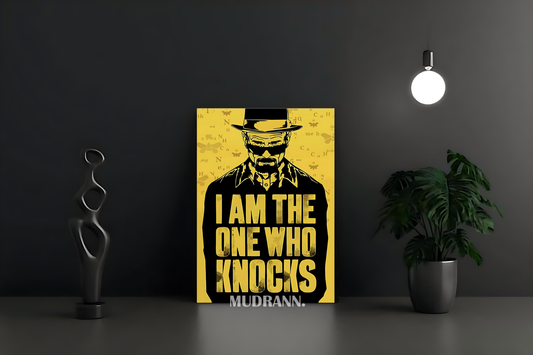 The One Who Knocks - Breaking Bad Canvas Art