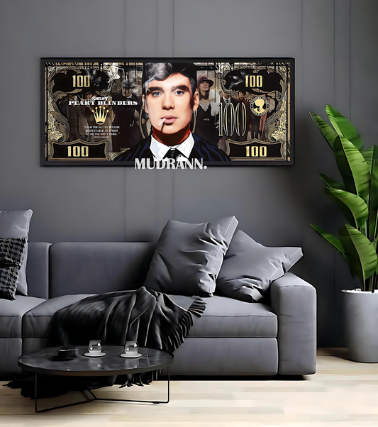 By Order of the Peaky Blinders: Tommy Shelby Dollar Art Print