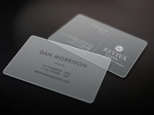 Clear Business Cards